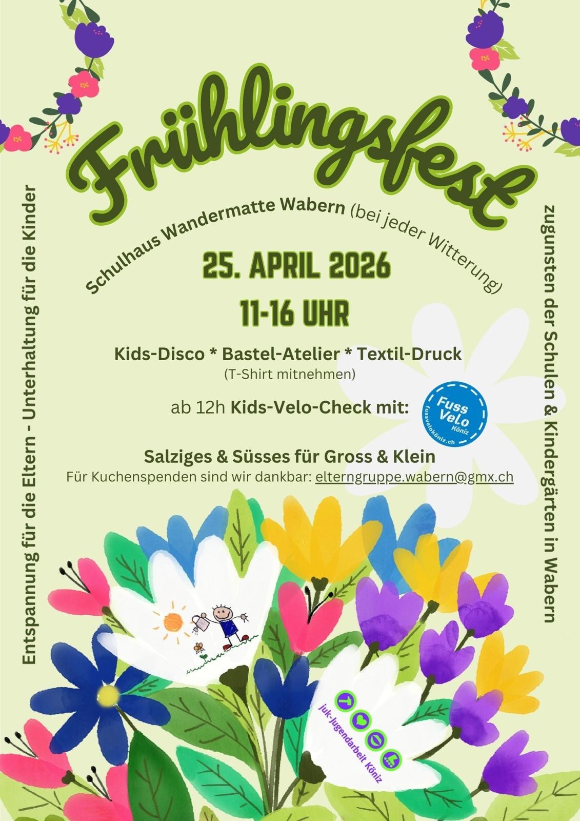 Frühlingsfest der Elterngruppe Wabern @ Schulhaus Wandermatte